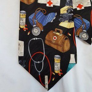 Doctor Medical Necktie Tie Tales Medical Men's Tie